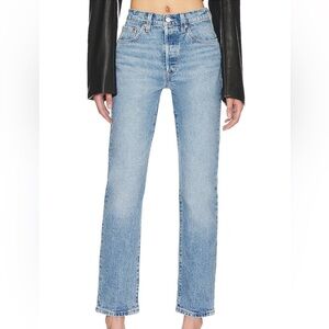 NWT Levi  501 straight in Hollow Days Jeans